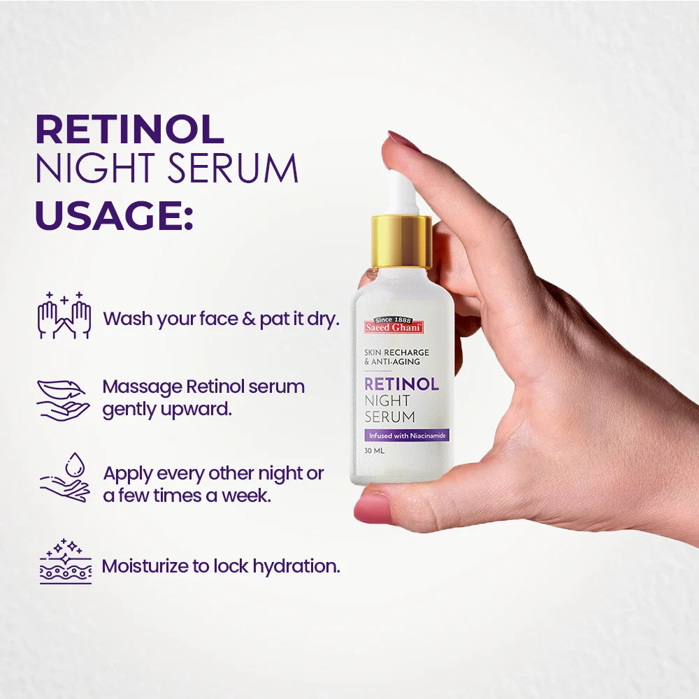 Retinol Skin Recharge & Anti-Aging Night Serum