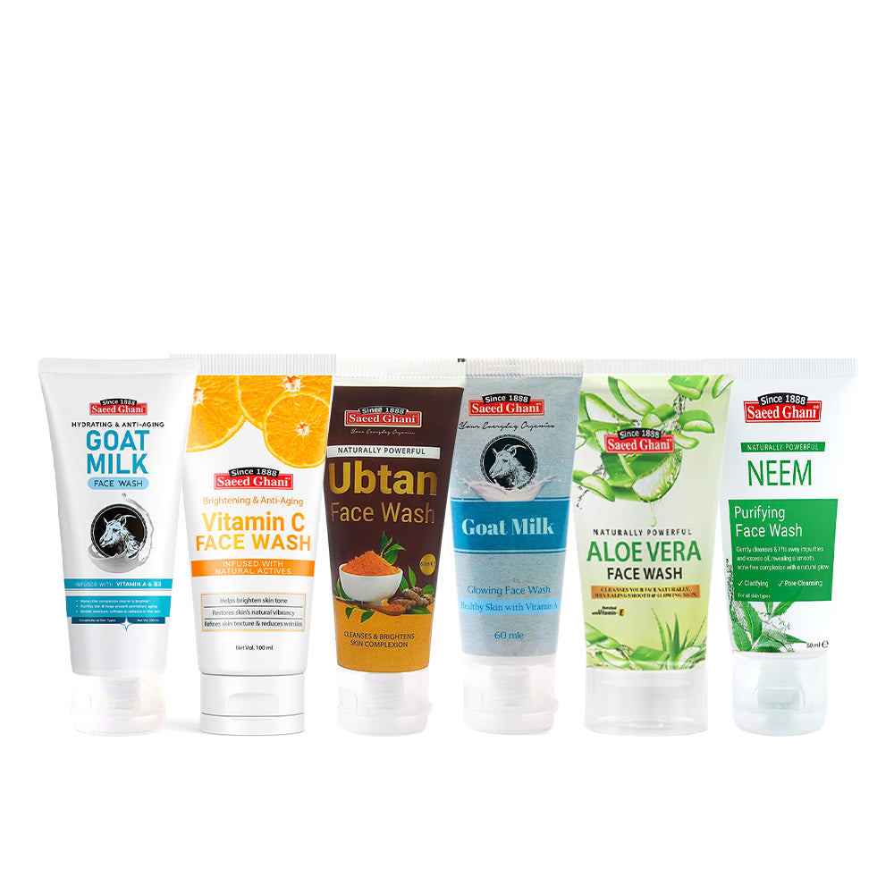 Steal Deal: Bundle of 6 Face Washes