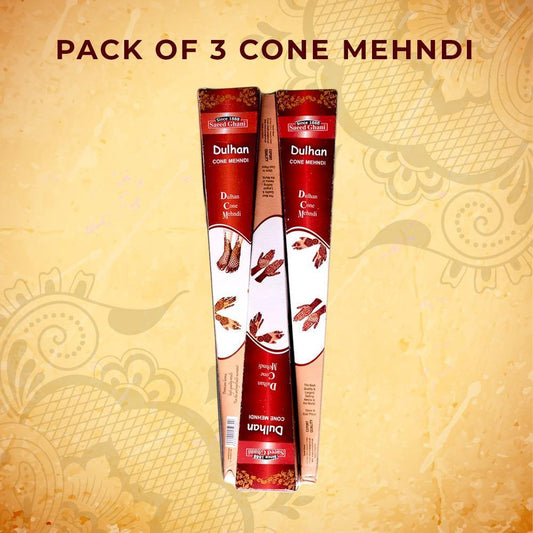 Cone Mehndi Pack of 3