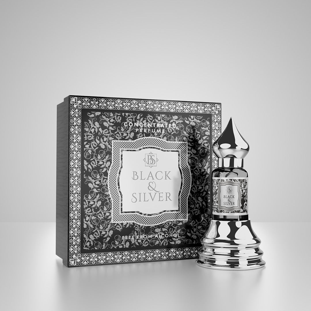 Black And Silver | Premium Attars | 12ml