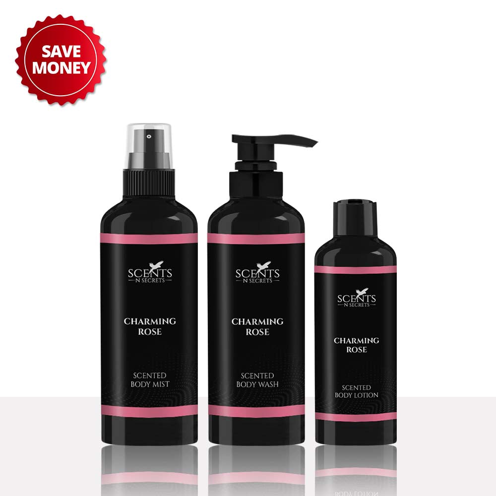 Charming Rose Bath & Body - 3 Pc Bundle