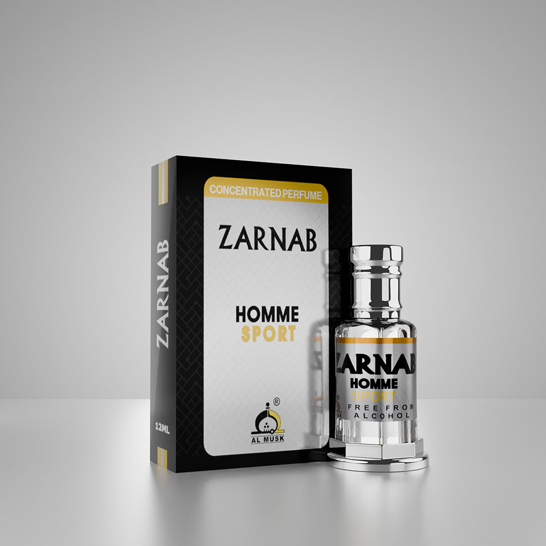 Zarnab Homme Sport | Concentrated Perfume Attar Oil | 12ml